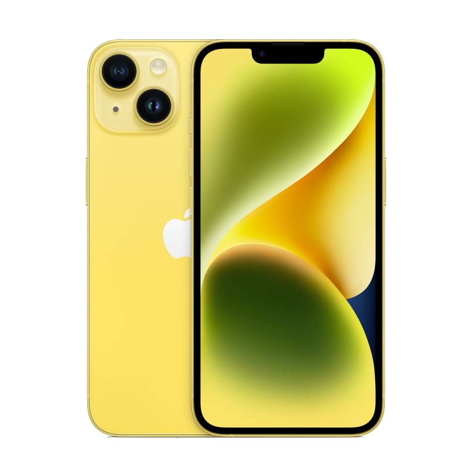 Смартфон Apple iPhone 14, 256 ГБ, (Nano-SIM + E-SIM), Yellow смартфон apple iphone 14 plus 256 гб nano sim e sim yellow