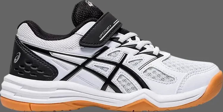 

Кроссовки upcourt 4 ps 'white black' Asics, белый