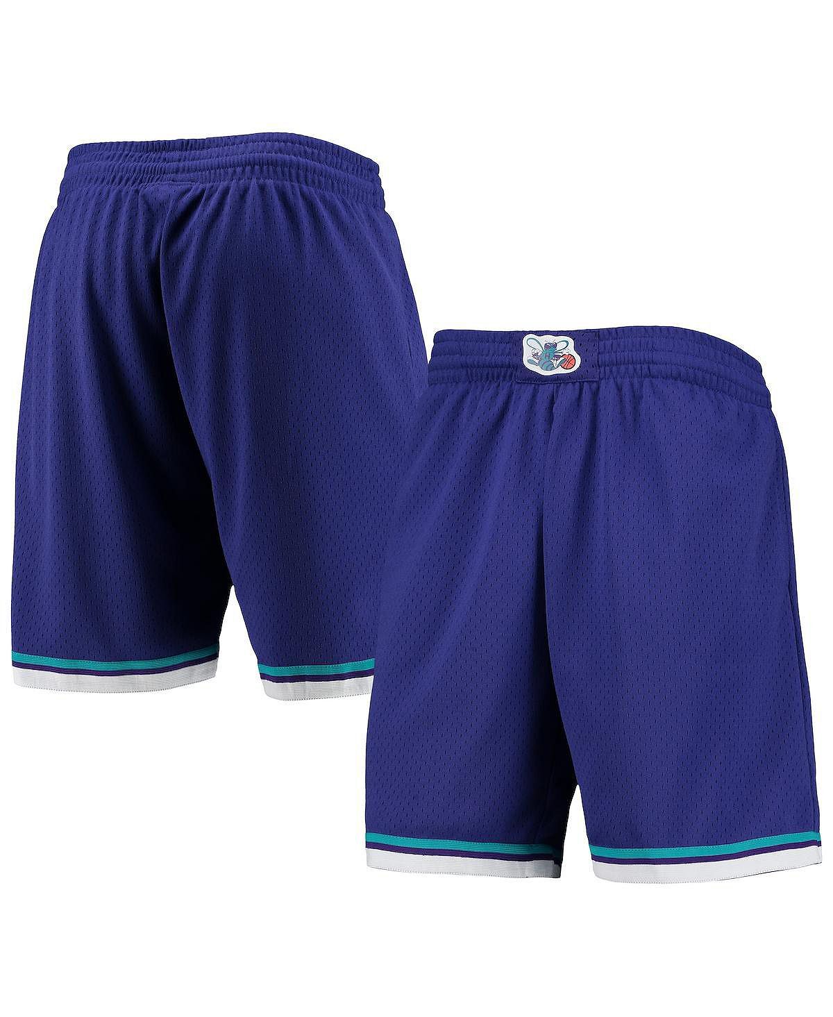 

Мужские фиолетовые шорты charlotte hornets 1994-95 hardwood classics swingman Mitchell & Ness, фиолетовый
