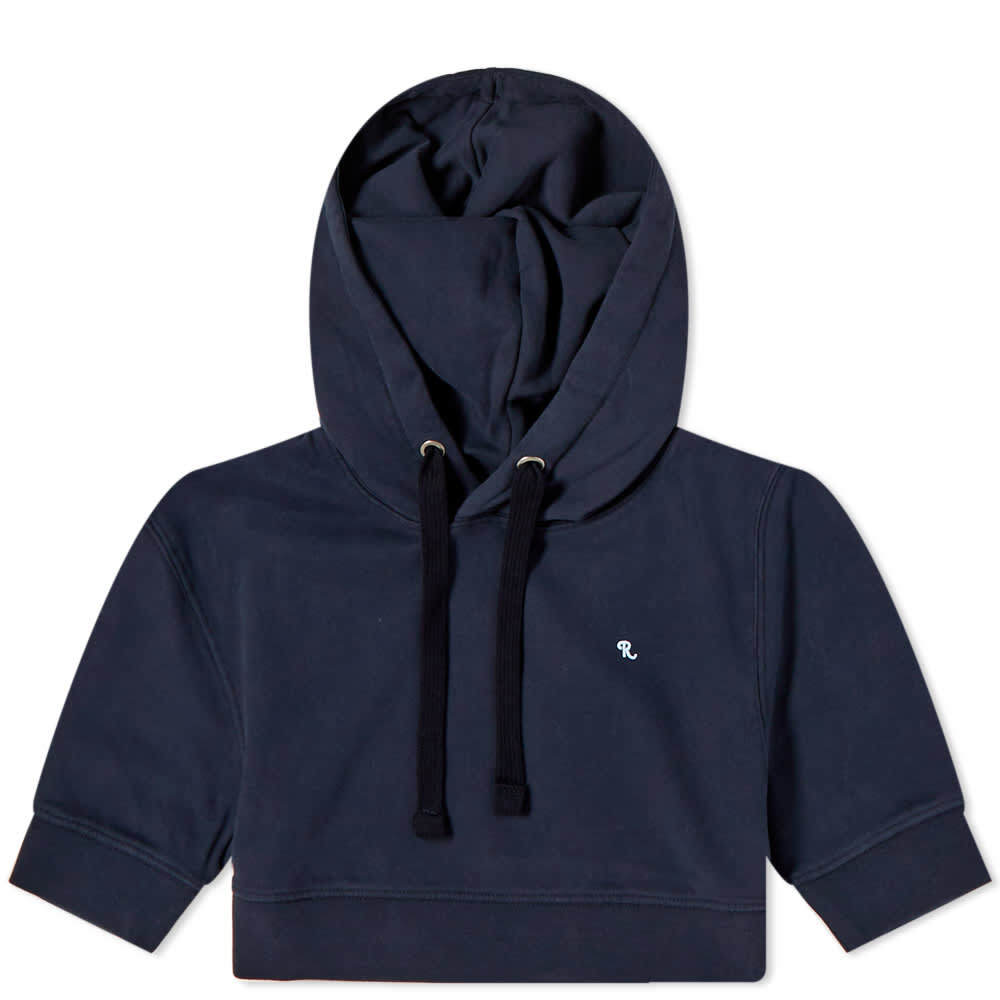 

Толстовка Raf Simons Cropped Embroidery Patch Hoody