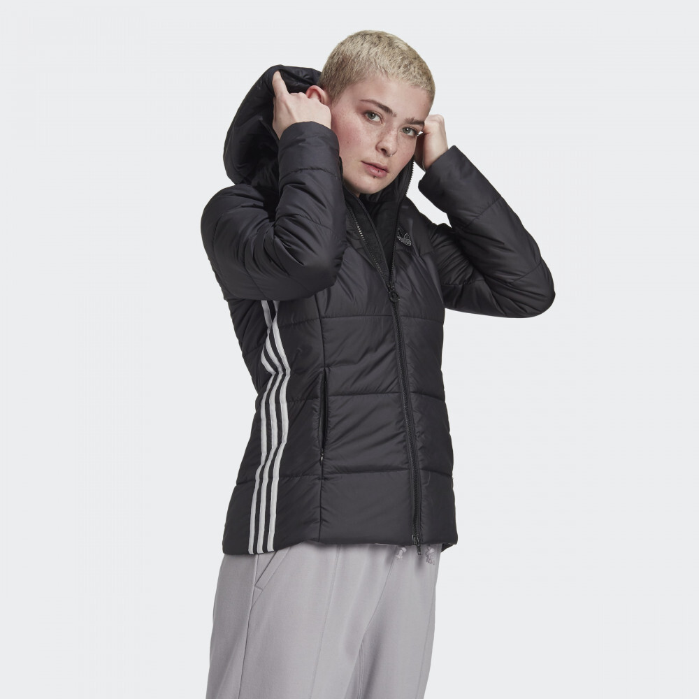 

Куртка женская Adidas Slim, черный/белый