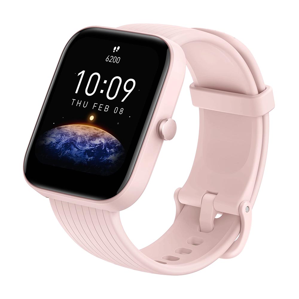 умные часы amazfit bip 5 a2215 pastel pink Умные часы Amazfit Bip 3, розовый