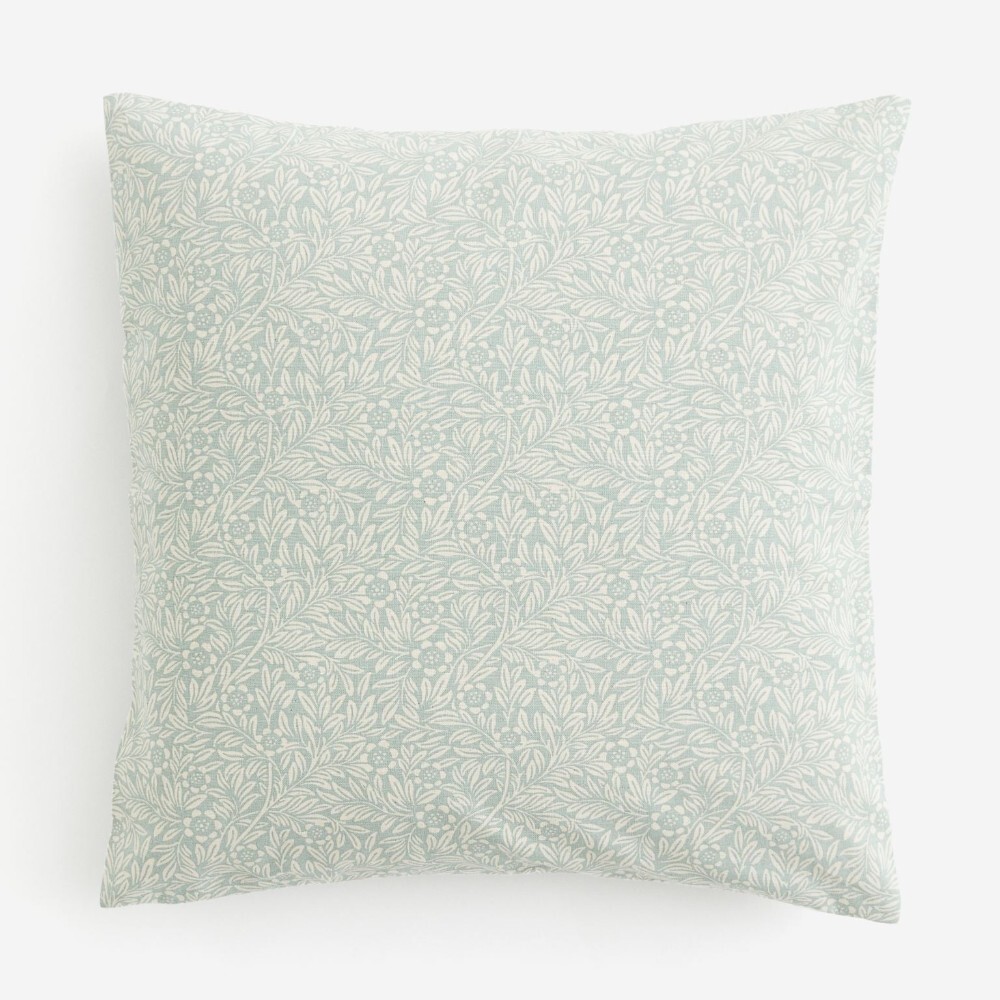 

Декоративная наволочка H&M Home Patterned Flowers, светло-зеленый