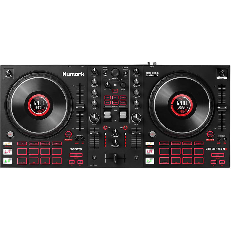 DJ-контроллер Numark Mixtrack Platinum FX контроллер все в одном numark mixtrack pro fx