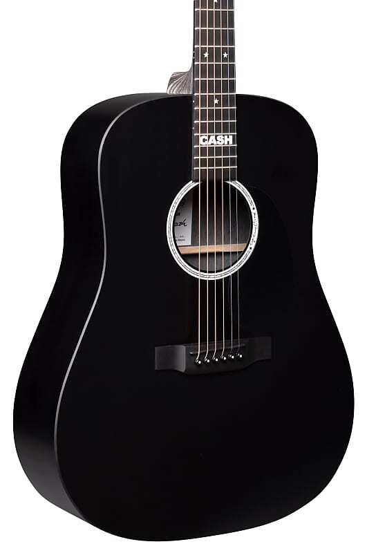 

Martin DX Johnny Cash Jett Black с сумкой