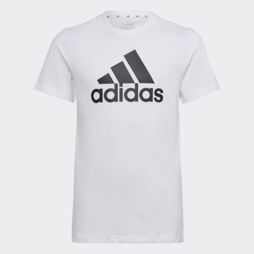 

Футболка Adidas Essentials Big Logo Cotton Slim, черный/белый