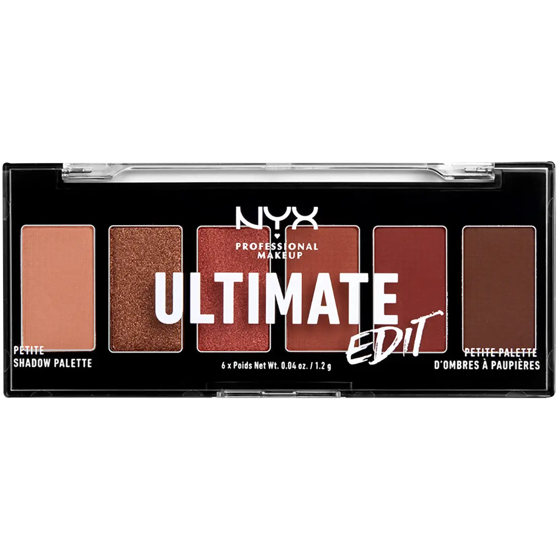 

NYX Professional Makeup Ultimate палетка теплых нейтральных теней для век, 7,2 г