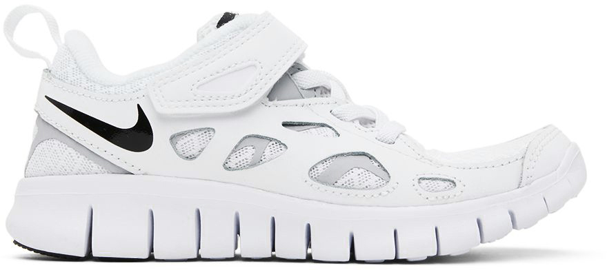 

Детские кроссовки Free Run 2 Little Kids белого цвета Nike