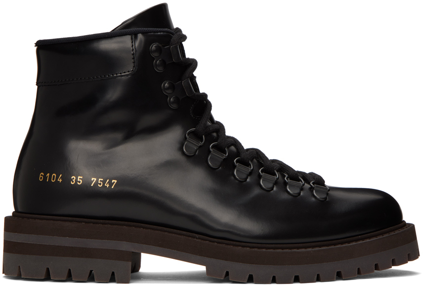 

Черные походные ботильоны Common Projects, Черный
