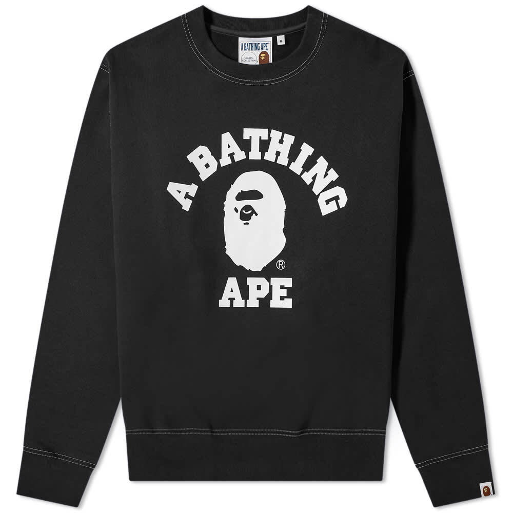 

Джемпер A Bathing Ape Relaxed Classic College Crew Sweat