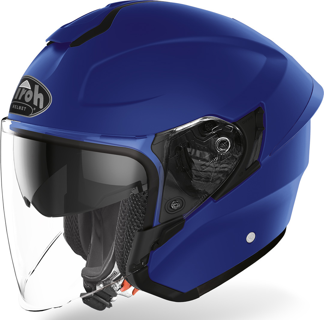 Шлем Airoh H.20 Color реактивный, синий цветной реактивный шлем h 20 airoh белый