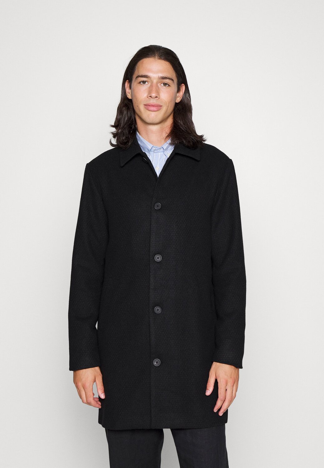 Пальто короткое Jack &amp; Jones, черный