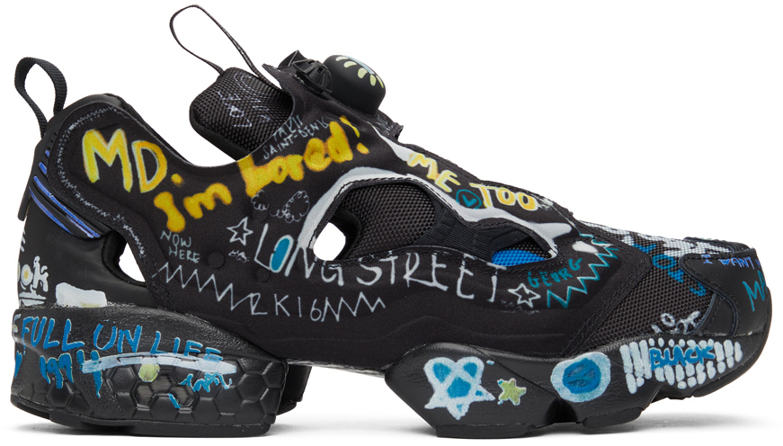 

Черные кроссовки Reebok Edition Instapump Fury VETEMENTS