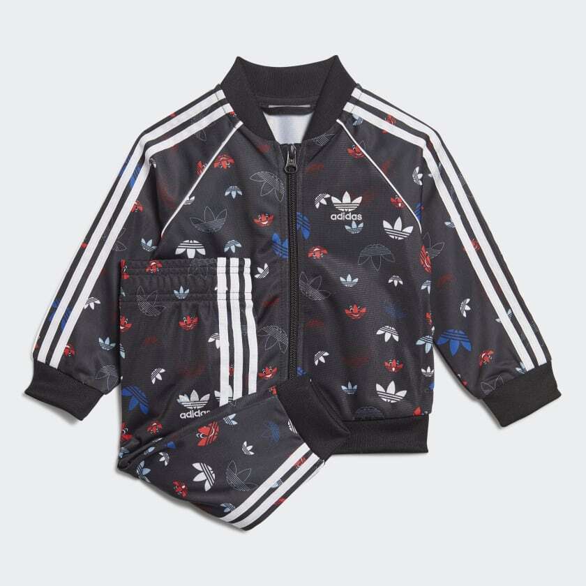 

Спортивный костюм adidas SST, черный/мультиколор