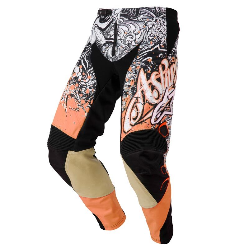 

Брюки Alpinestars Charger мотокроссные 2013, золотистобело-красные