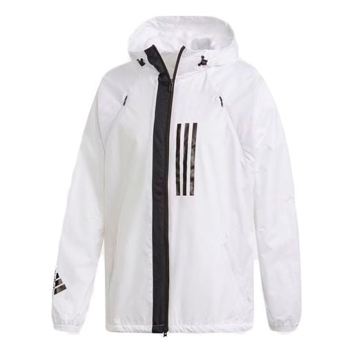 

Куртка Adidas W.D.N Fleece-Lined Running Hoody Windbreaker 'White', Белый