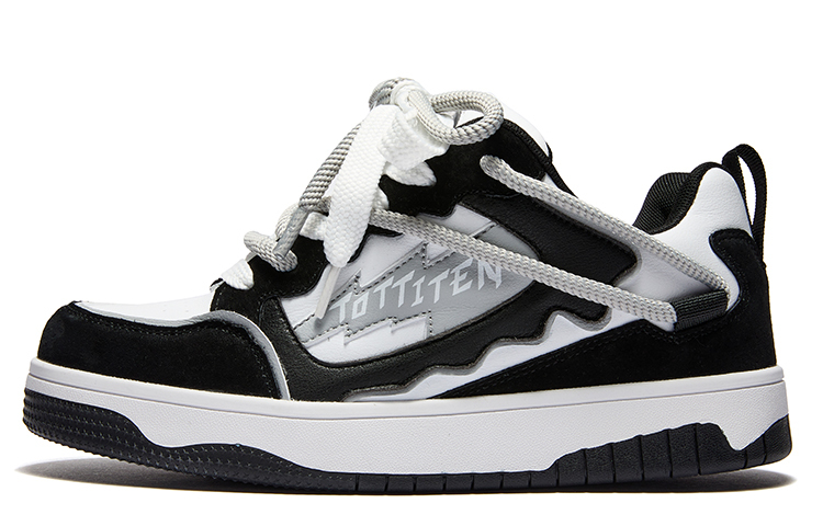 

Кроссовки TOTTITEN Skateboarding Shoes Unisex Low-top, черный/розовый