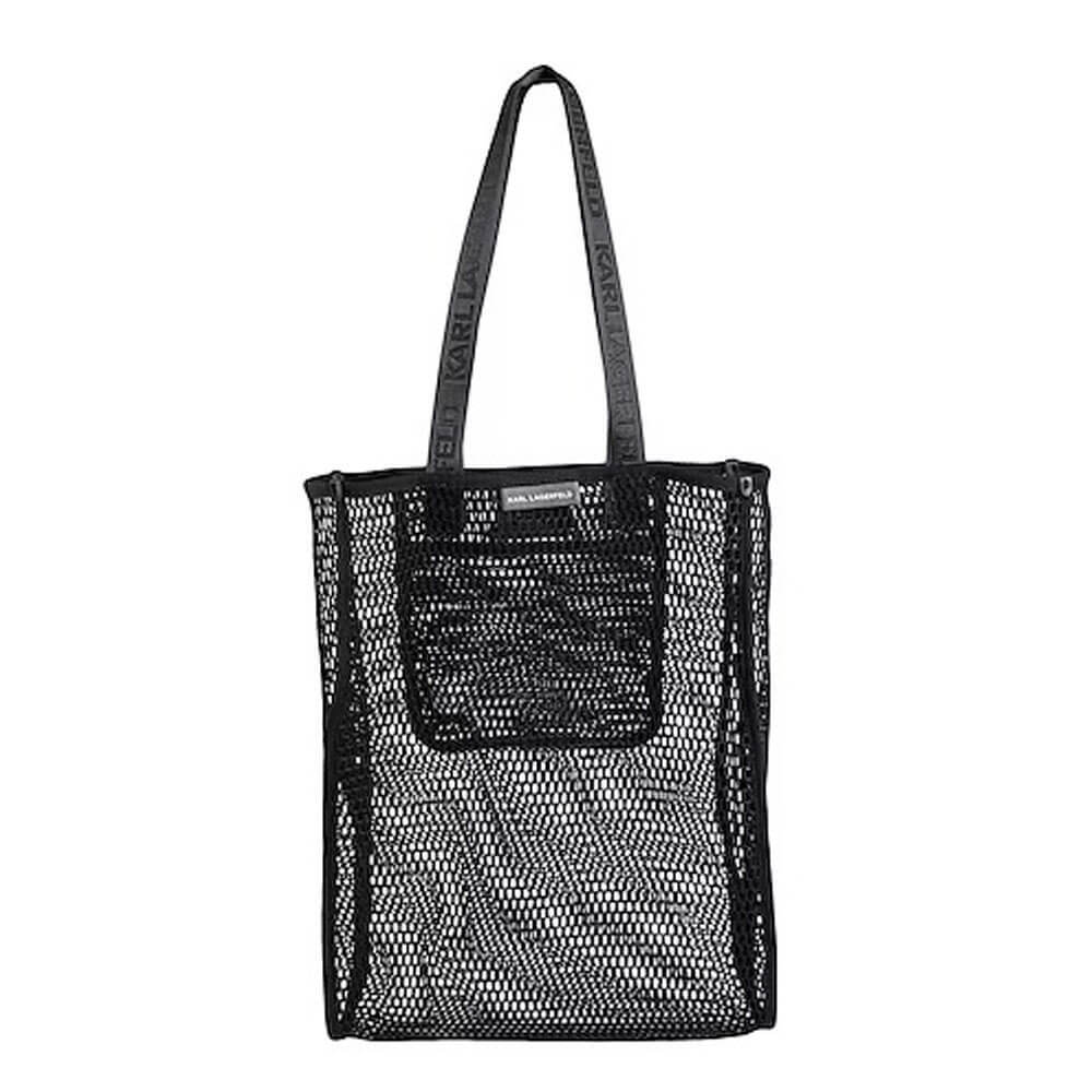 

Сумка-шоппер Karl Lagerfeld Mesh Double Handle, черный