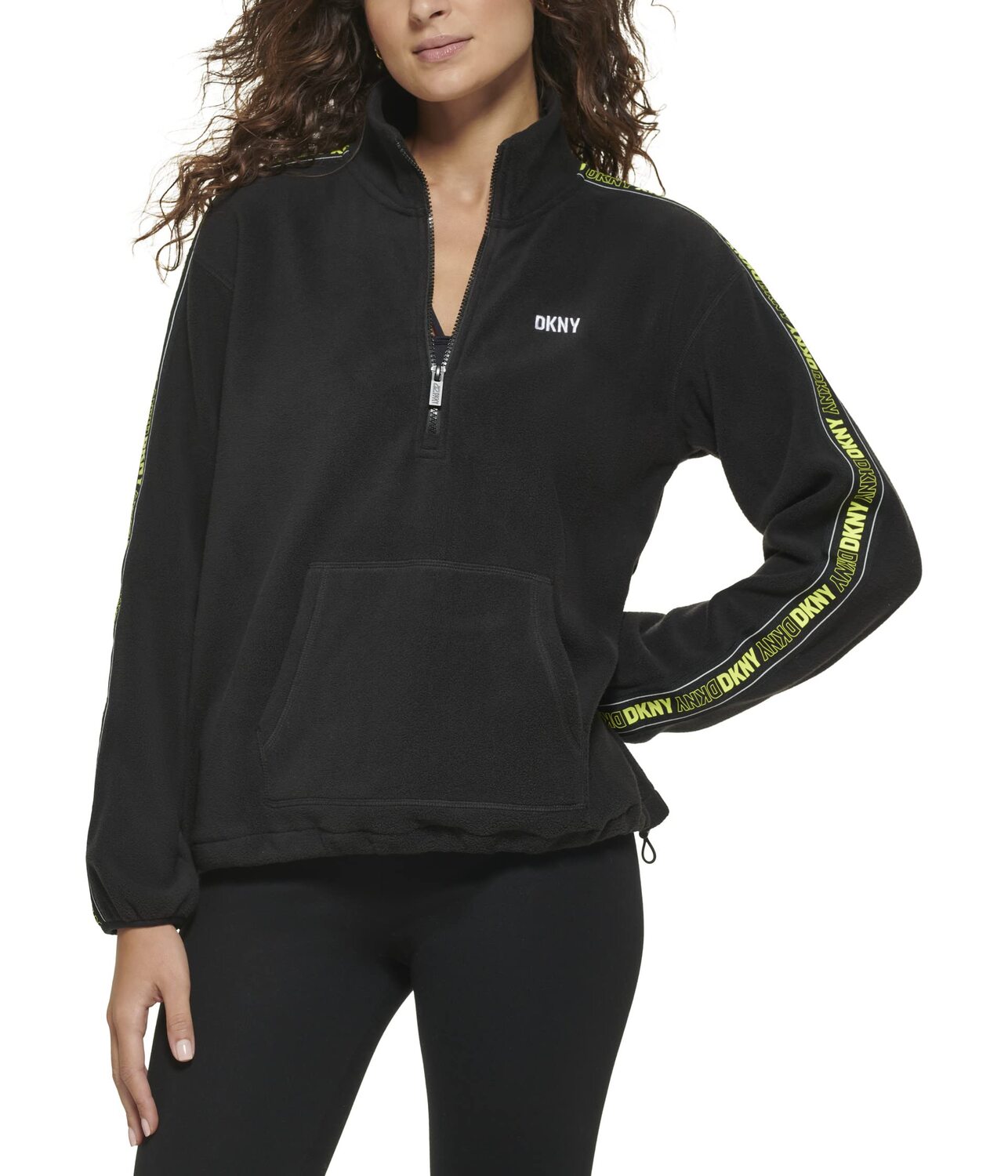 

Пуловер DKNY, Flip Logo Tape 1/4 Zip Pullover