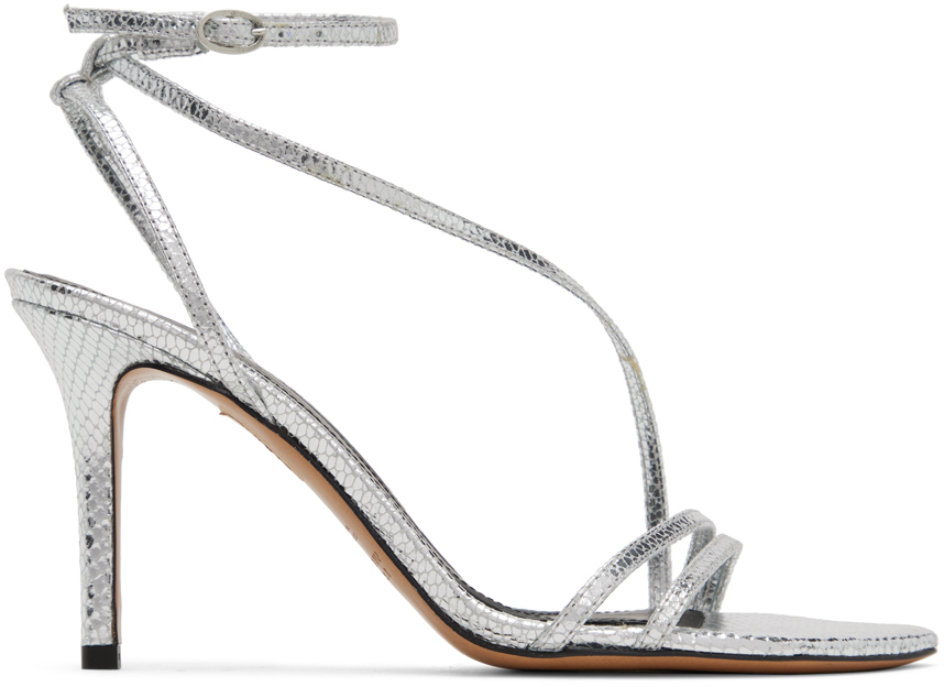 

Серебряные сандалии Axee Isabel Marant, Белый