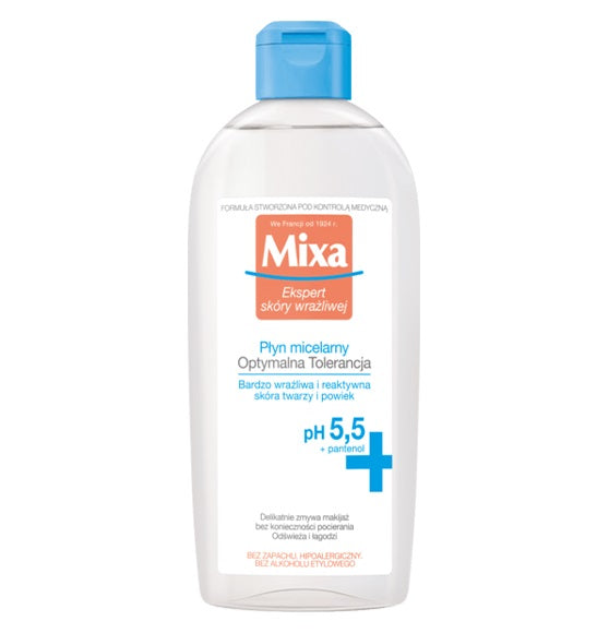 MIXA Мицеллярная вода Optimal Tolerance для очень чувствительной кожи 400мл