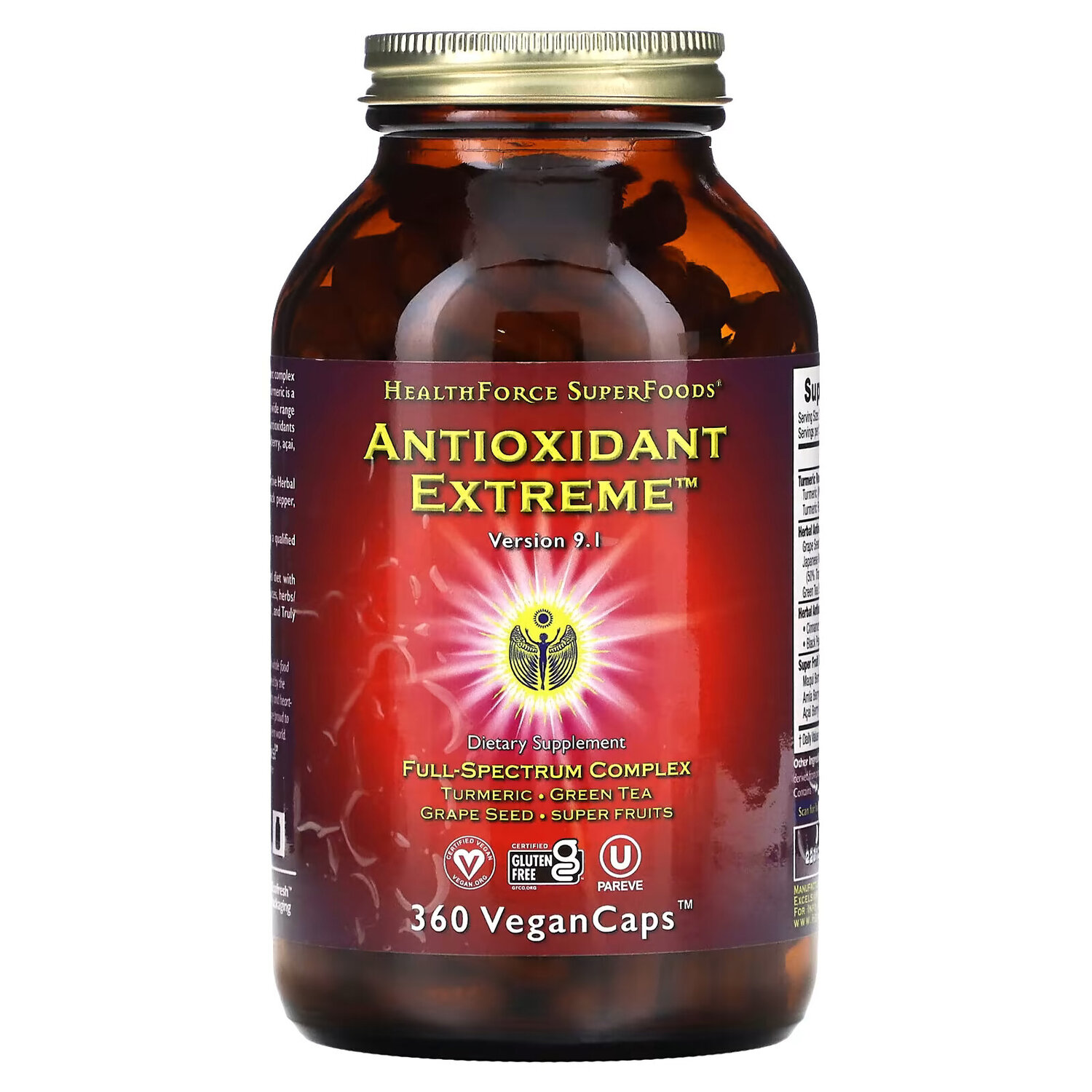 

HealthForce Superfoods, Antioxidant Extreme, версия 9, 360 капсул VeganCaps