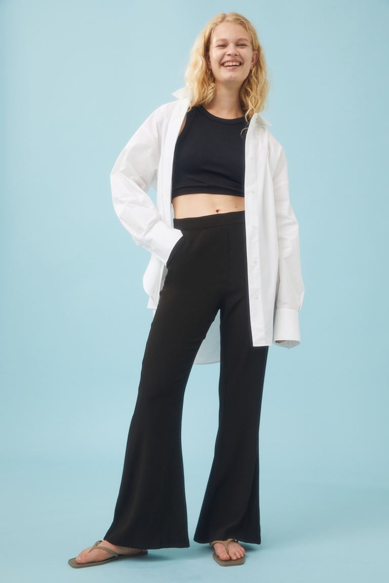 

Мешковатые брюки H&M, черный