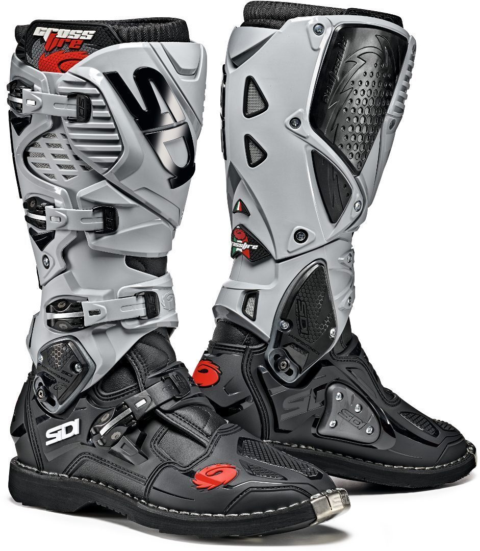 

Sidi Crossfire 3 Мотокросс сапоги, черный/серый