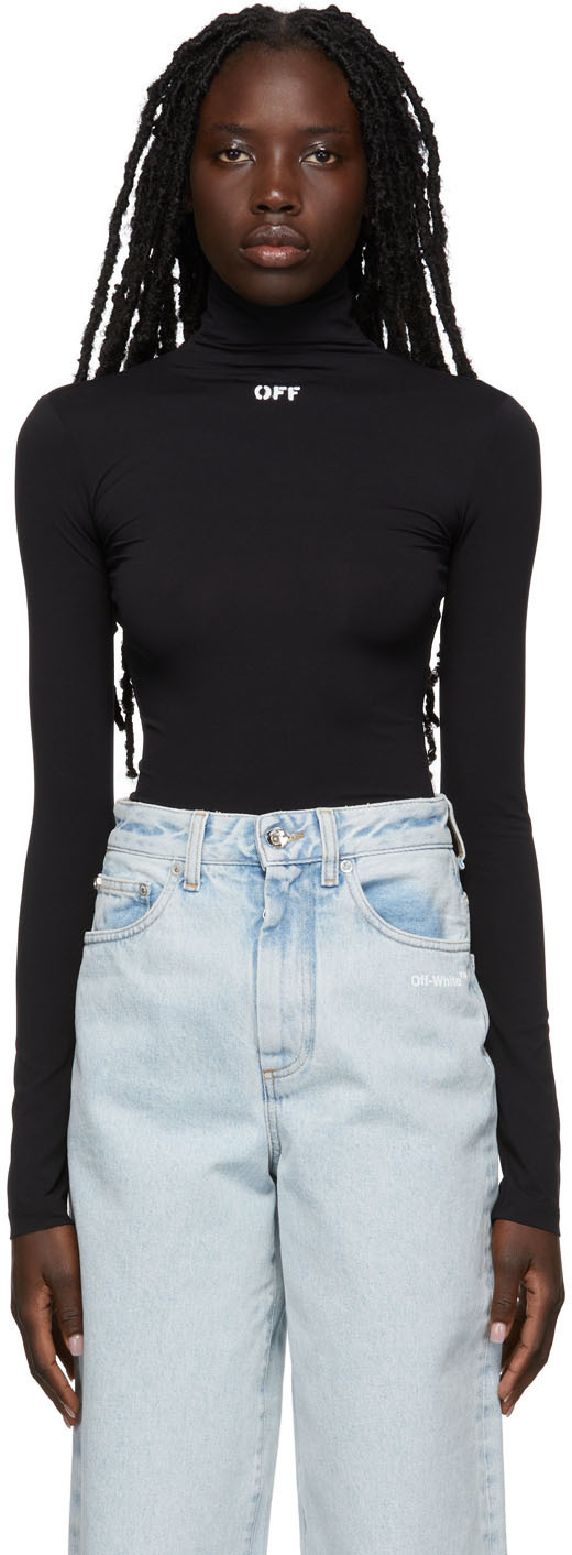 

Водолазка с логотипом Black Stamp Second Skin Off-White