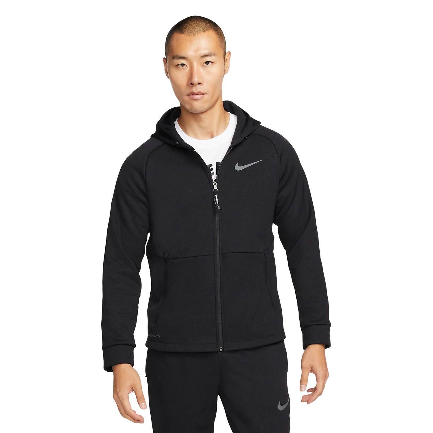 

Толстовка Nike Pro Therma-Fit, черный/серый