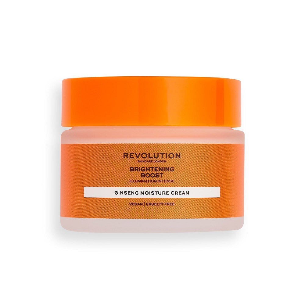 Revolution Skincare Brightening Boost Ginseng Moisture Cream осветляющий  увлажняющий крем для лица 50 мл – заказать с доставкой из-за рубежа через  онлайн-сервис «CDEK.Shopping»