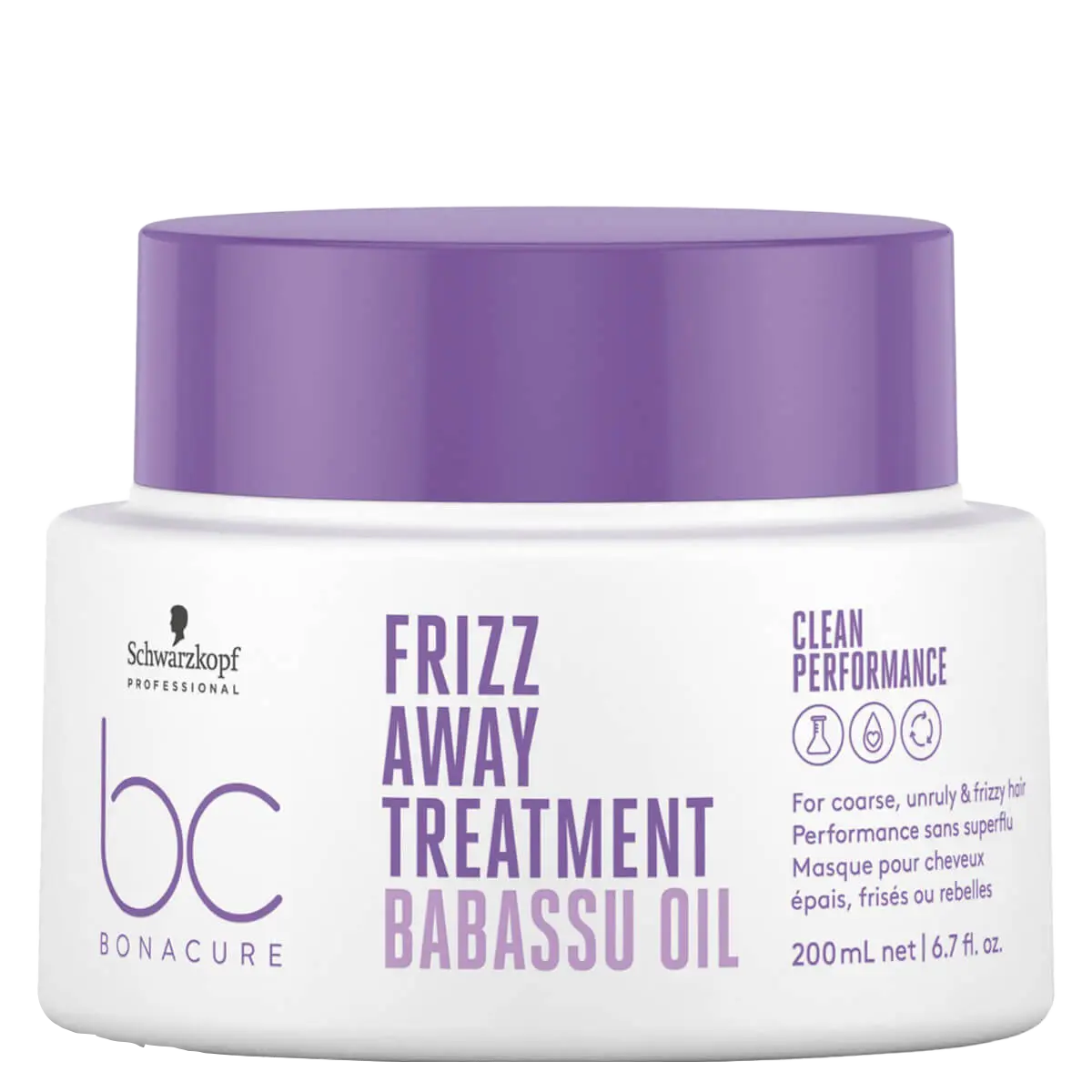 

Schwarzkopf Professional BC Frizz Away разглаживающая маска для волос с маслом бабассу, 200 мл