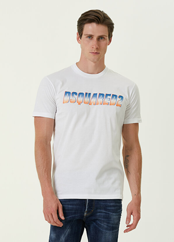 

Классная белая футболка Dsquared2, Белый