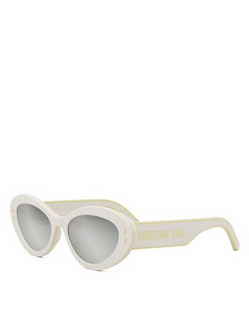 

Солнцезащитные очки DiorPacific S1U в форме бабочки, 53 мм DIOR, цвет Ivory/Cream