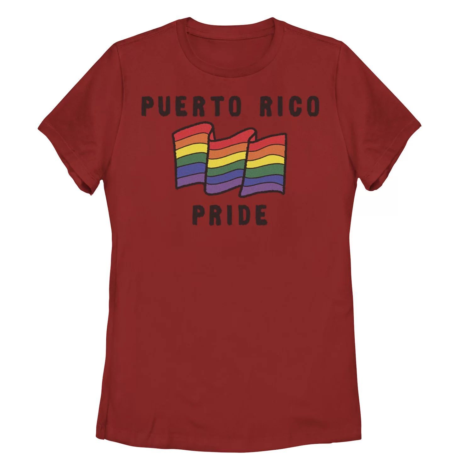 

Футболка с изображением флага для юниоров Fifth Sun Puerto Rico Pride