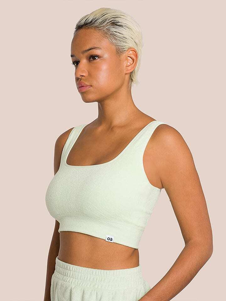 

Спортивные бюстгальтер OCEANSAPART Beauty Frottee Low, зеленый