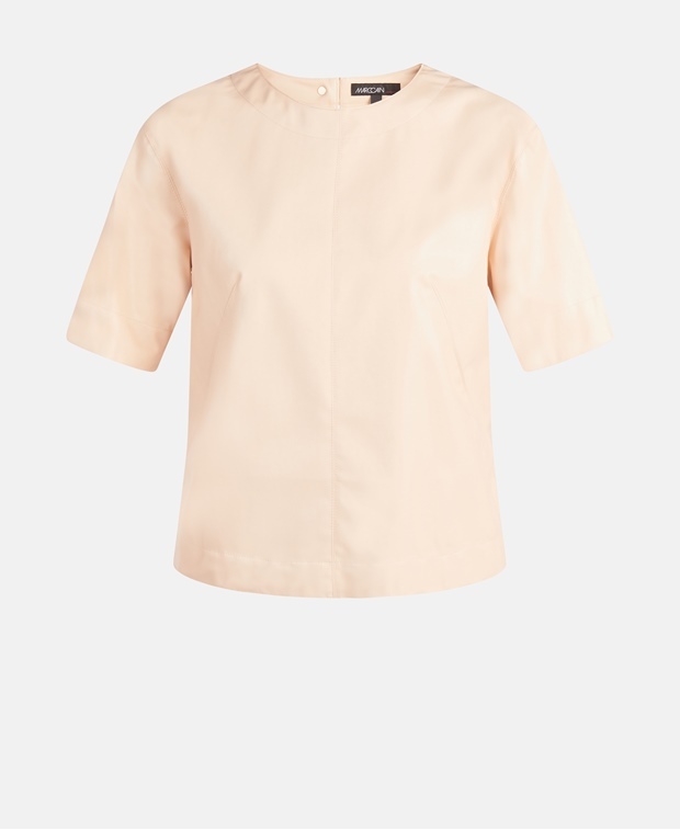 

Блузка из кожи Marc Cain, цвет Oatmeal