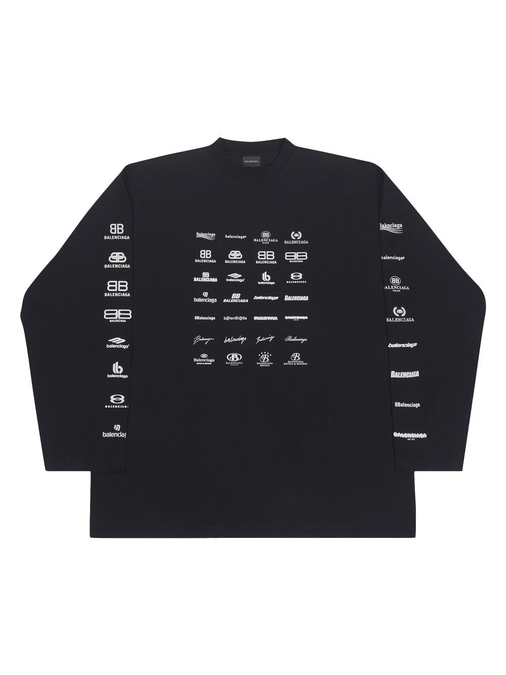 

Архивы Логотипы Футболка с длинным рукавом Oversized Balenciaga, черный