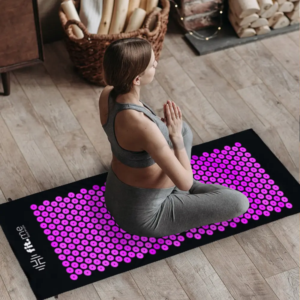 

Fit.me Zen Lite XL коврик для акупрессуры черный и фиолетовый, 1 шт.
