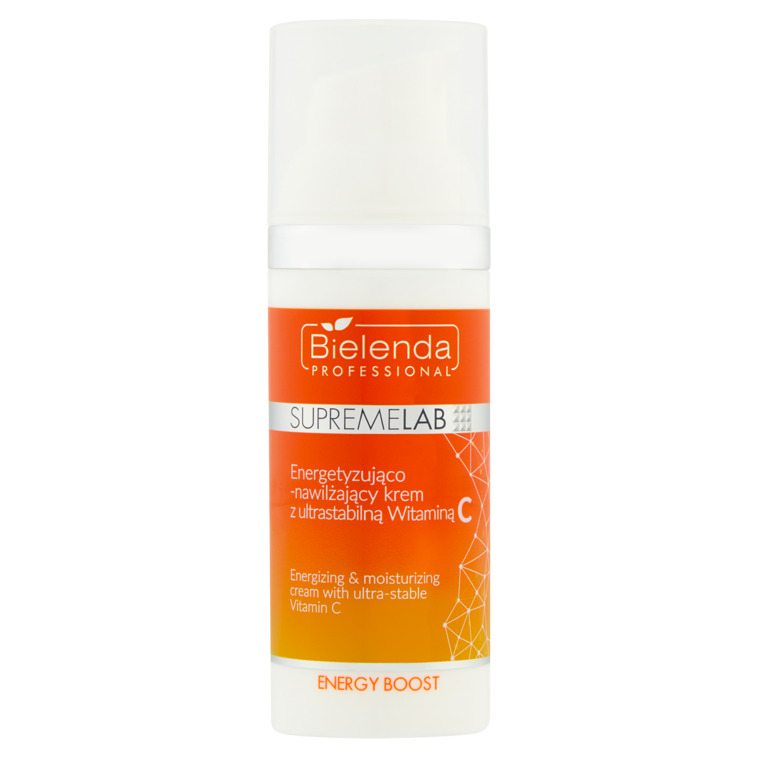 цена Bielenda Professional Energy Boost тонизирующий и увлажняющий крем с ультрастабильным витамином С, 50 мл