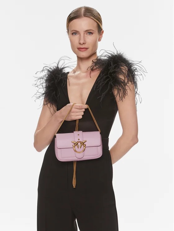 

Сумка POCKET LOVE BAG ONE SIMPLY Pinko, сиреневый