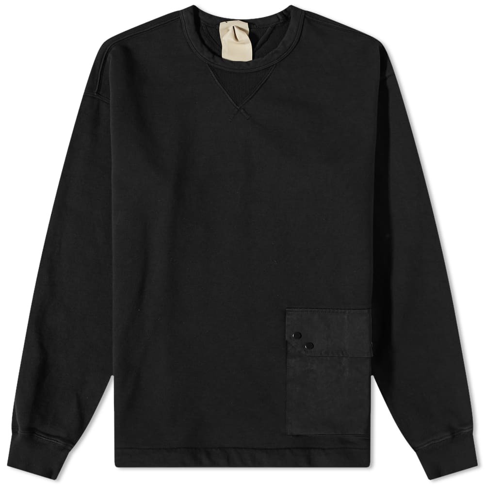 

Толстовка Ten C Multi Pocket Snap Crew Sweat