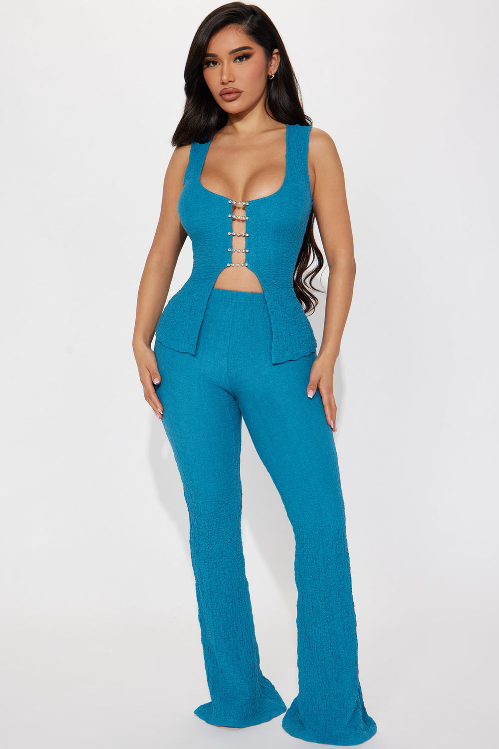 

Брюки Fashion Nova TP40054C, бирюзовый, Зеленый