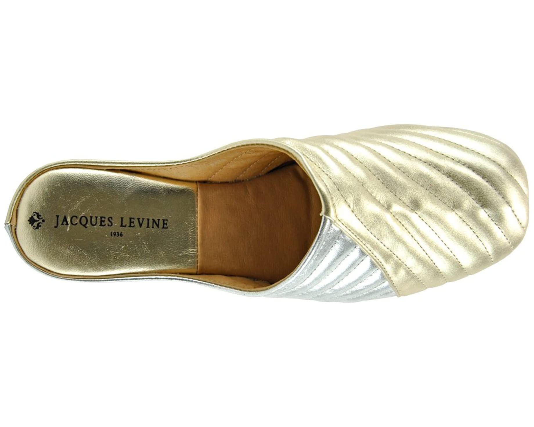

Туфли на каблуках 1221 Jacques Levine, золото серебро, Желтый