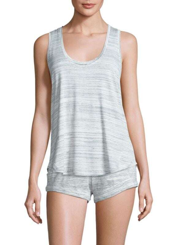 

Майка Maison Du Soir без рукавов petty racer back, серый
