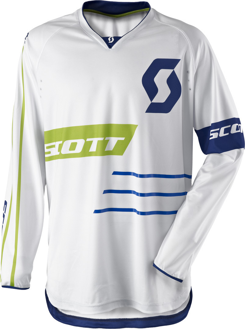 

Кофта Scott 350 Dirt с треугольным вырезом, белый/синий