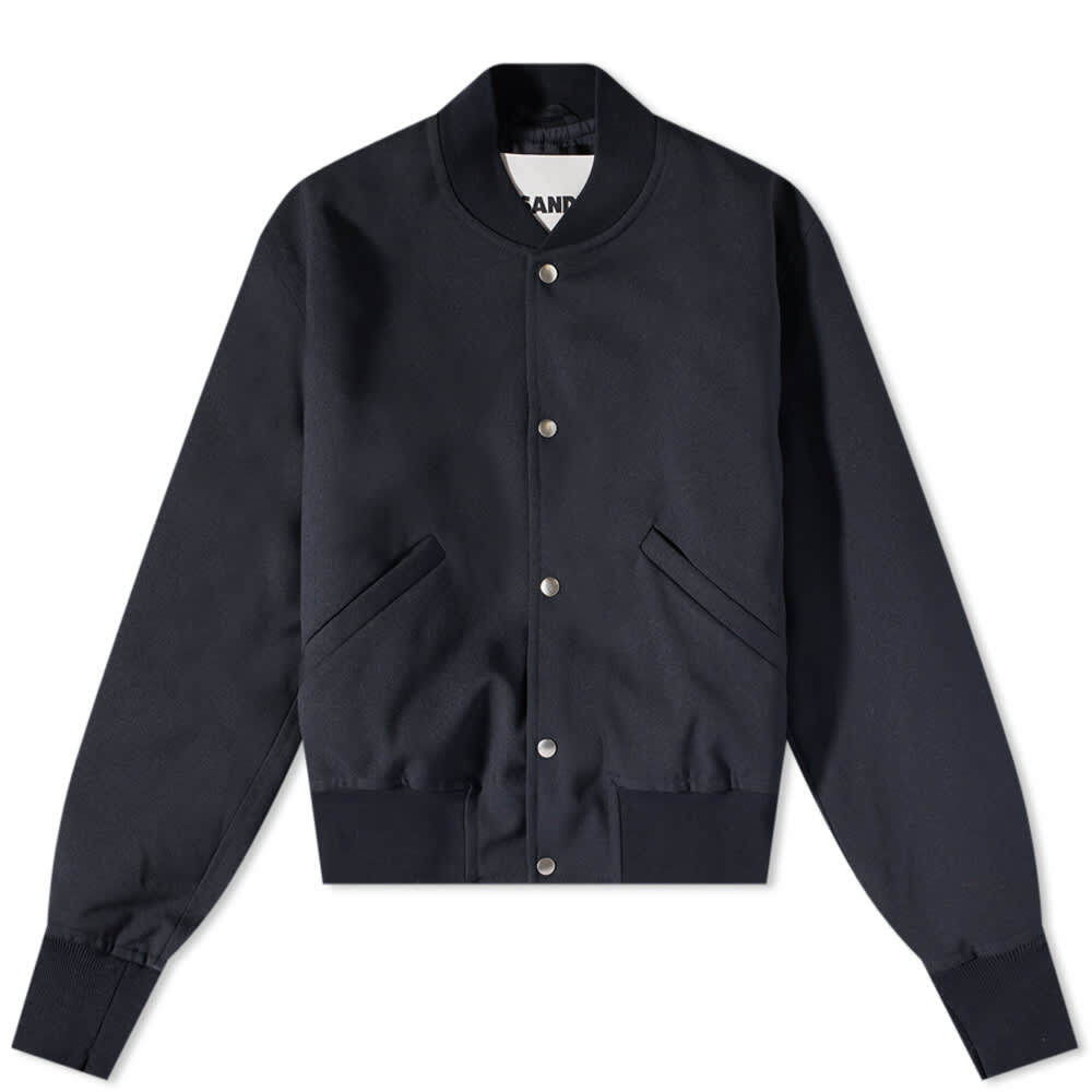 

Куртка-бомбер из габердина Jil Sander