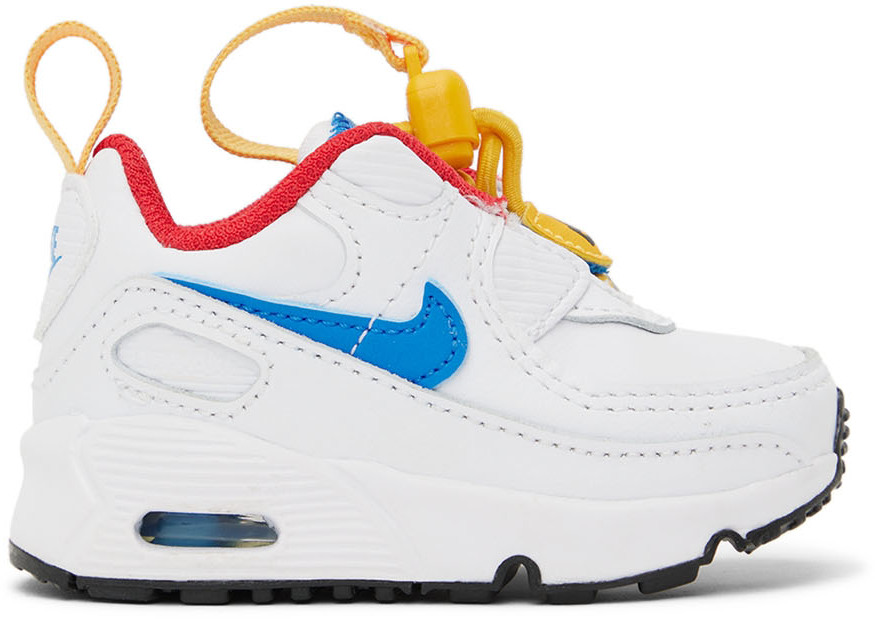 

Детские белые кроссовки Nike Air Max 90 Toggle
