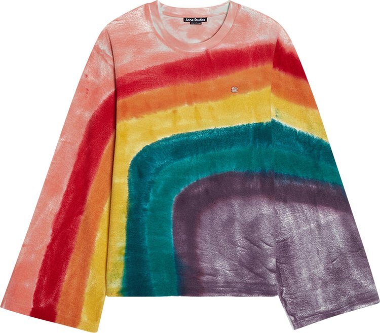 

Лонгслив Acne Studios Face Long-Sleeve Tee 'Pastel Pink', розовый