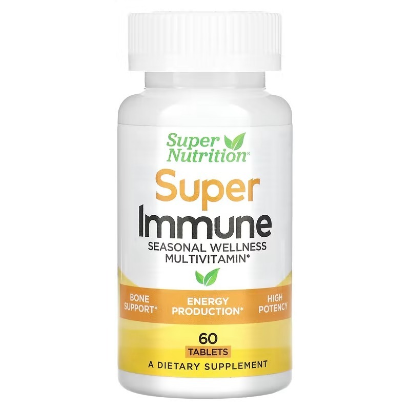 

Поливитамины Super Nutrition с глутатионом, 60 таблеток